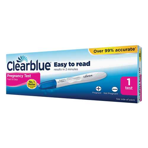 Тест на беременность Clearblue easy цифровой 2 шт. в Фармакопейка