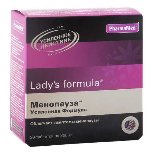 Lady's formula PharmaMed менопауза усиленная формула таблетки 30 шт. в Фармакопейка