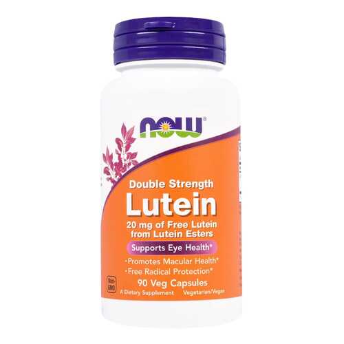 Для зрения NOW Lutein Double Strength 20 мг 90 капсул в Фармакопейка