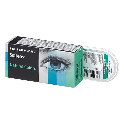 Контактные линзы SofLens Natural Colors 2 линзы -1,50 emerald в Фармакопейка