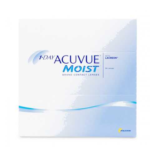 Контактные линзы 1-Day Acuvue Moist 90 линз R 8,5 -0,50 в Фармакопейка