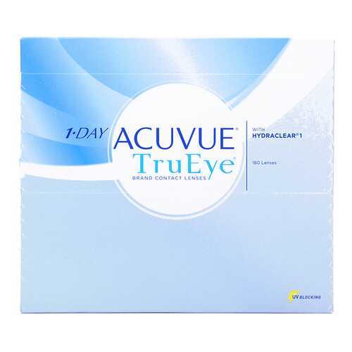 Контактные линзы 1-Day Acuvue TruEye 180 линз R 8,5 -1,25 в Фармакопейка