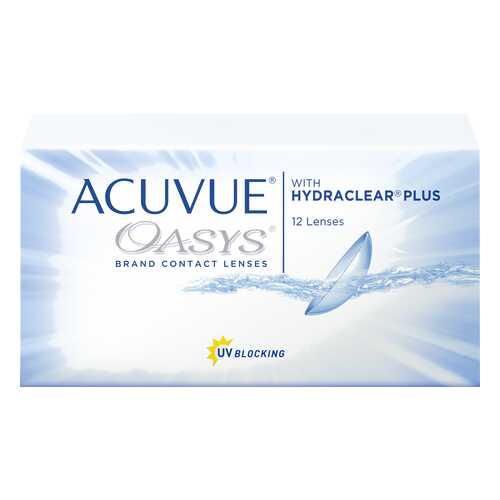 Контактные линзы Acuvue Oasys with Hydraclear Plus 12 линз R 8,4 -3,25 в Фармакопейка