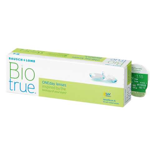 Контактные линзы Biotrue ONEday 30 линз -4,00 в Фармакопейка