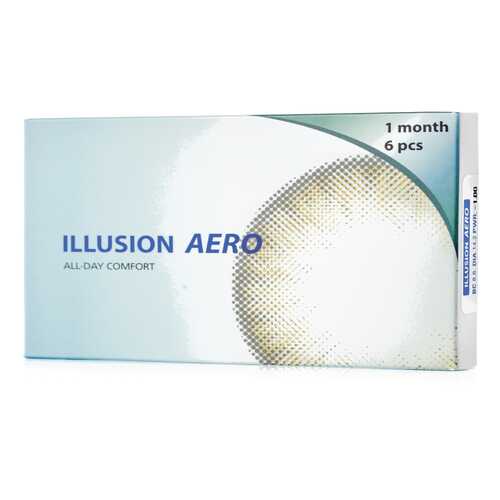 Контактные линзы ILLUSION Aero 6 линз R 8.6 -2.5D в Фармакопейка