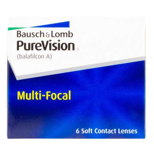 Контактные линзы PureVision Multi-Focal 6 линз low -2,00 в Фармакопейка