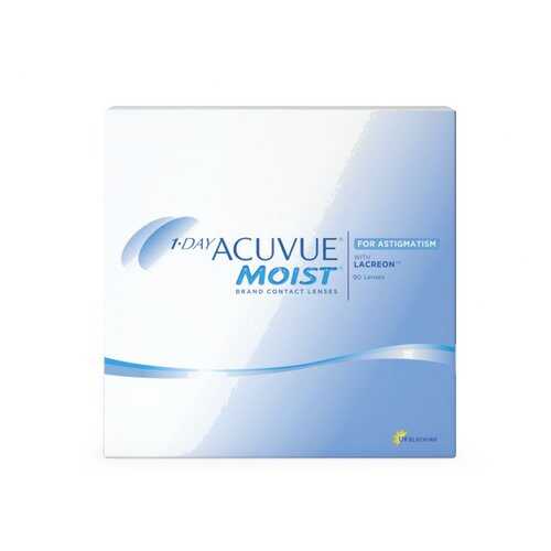 Контактные линзы 1-Day Acuvue Moist for Astigmatism 90 линз -1,25/-0,75/10 в Фармакопейка