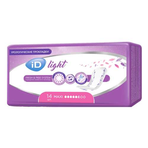 Урологические прокладки iD light maxi 14 шт. в Фармакопейка