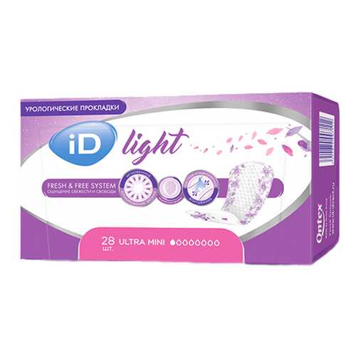 Урологические прокладки iD light mini 28 шт. в Фармакопейка