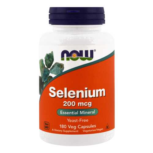 Витаминно-минеральный комплекс NOW Selenium 180 капс. в Фармакопейка